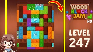 Wood Block Jam Level 247 Solution Walkthrough