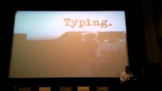 Typing. a comic short. Advanced Screening in Chicago