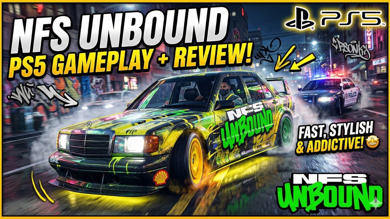 Need for Speed Unbound PS5 Gameplay: Ultimate Street Racing & Police Chases