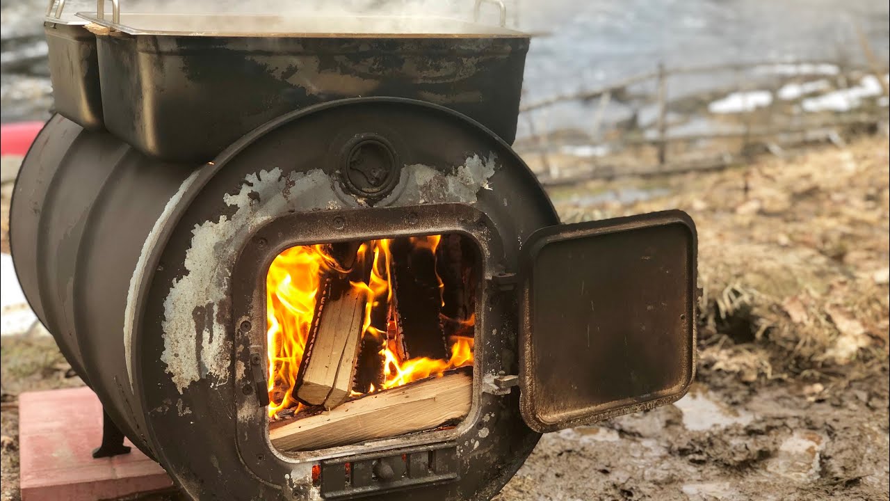 how to make a barrel stove diy maple syrup evaporator food from the land