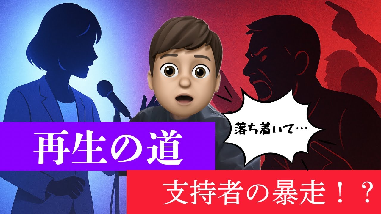 支持者の暴走が候補者を潰す⁉︎ — 再生の道の危機