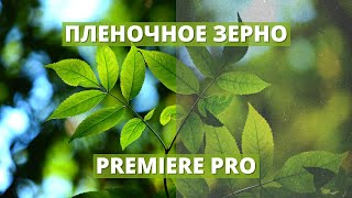 2 СПОСОБА добавить эффект пленки в Premiere Pro ► пленочное зерно в любое видео!