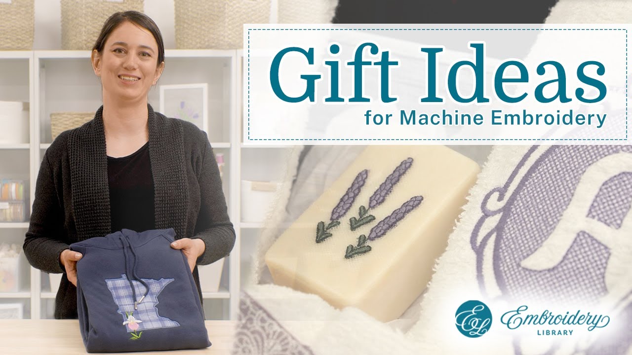 Gifts to make on an embroidery machine - personalized and under $10! 