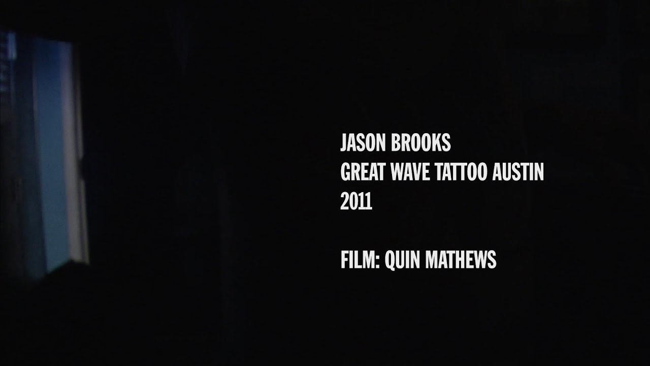 Jason Brooks Great Wave Tattoo 2011