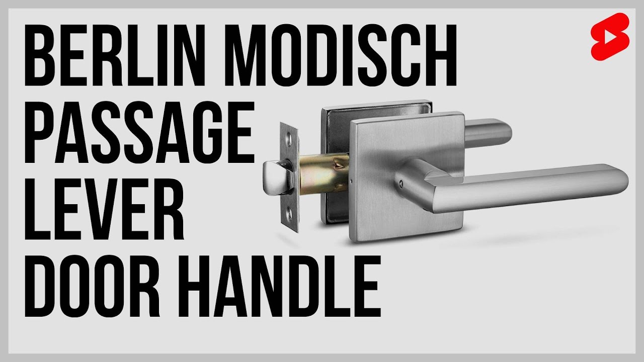Berlin Modisch Passage Lever Door Handle | Door Hardware | Door Levers 
