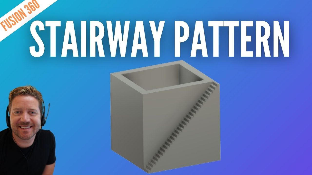 Fusion 360 Stairs — (Создание шаблона лестницы)