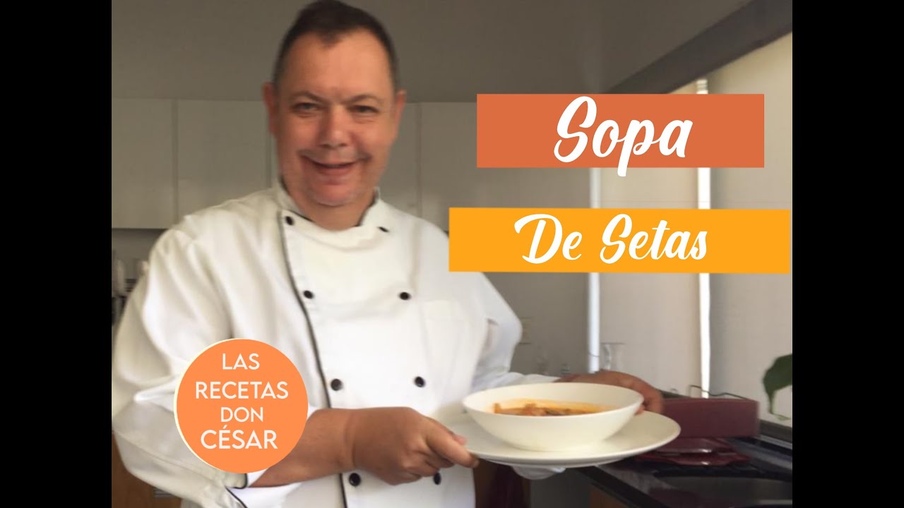 Sopa de  setas