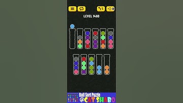Ball Sort Puzzle Level 1460 🎯 All level without extra tube 😂Game Walkthrough😘