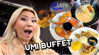 I WAITED AN HOUR FOR THIS BUFFET!! UMI BUFFET IN CITY OF INDUSTRY, CA!! #RainaisCrazy