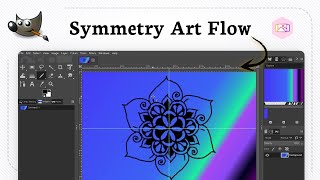 How to create mandala arts in GIMP (Creative Symmetry)