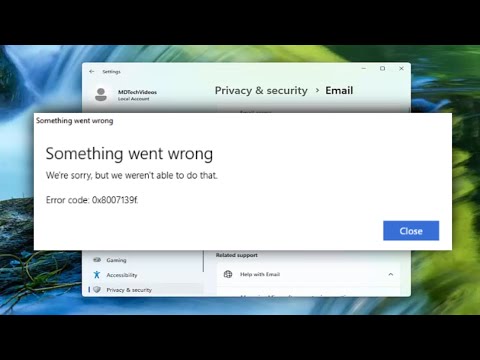 Mail App Error Code 0x8007139f on Windows 10/11 [Solution]