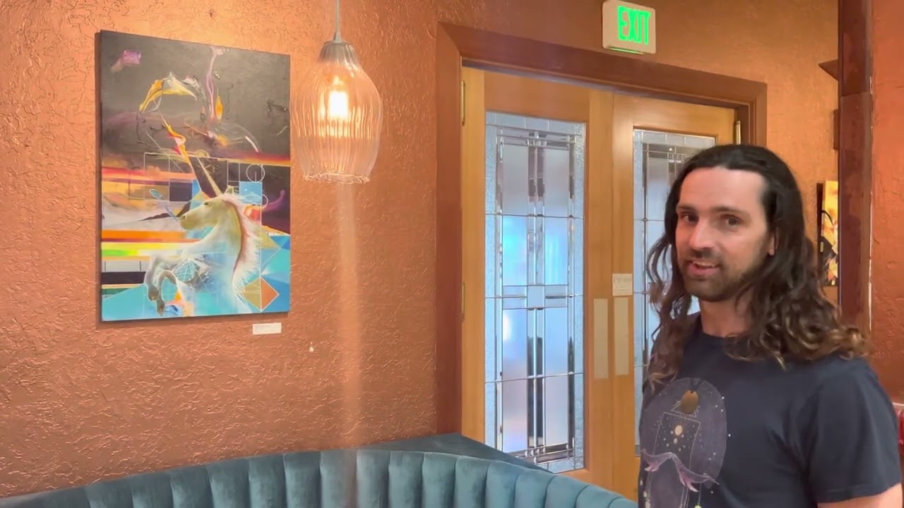 Artist Walk & Talk - Alec Falle Hamilton.  Historic Eagle House