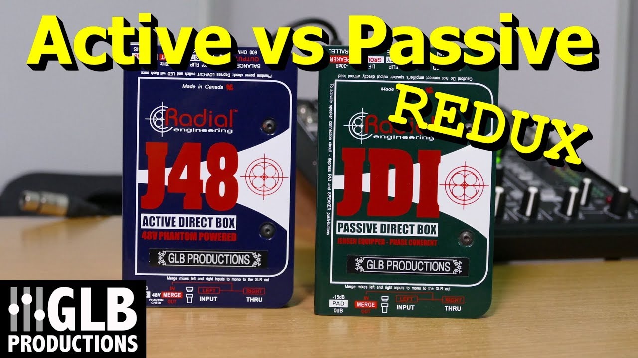 DI Boxes Part 5: Active vs. Passive revisited - YouTube