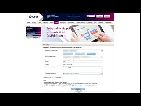 Internet Banking - How to transfer money through Paypal