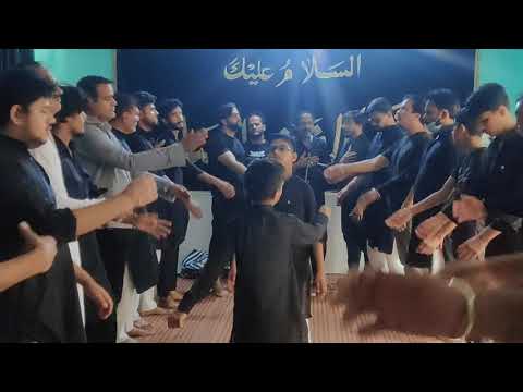 Shimr Khanjar Ko rok le Abhi Sukha hai Gala   Recited By Babar Ali Zaidi  At Kathera Sayyadaan 