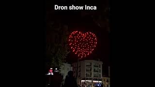 dron show 30 08 2025 Inca Baleares