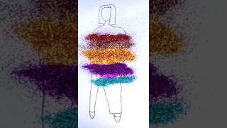 Bright dress ❤️????artartworkviralvideoyoutube stisfyingvideo