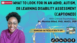 What to Look for in an ADHD, Autism, or Learning Disability - Live via OneStream Live #onestreamlive