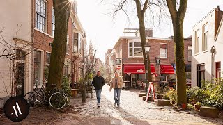 Sunny Walk in Haarlem, Netherlands, 4K Binaural