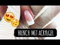 ACRYLGEL | Frenchnägel | Anleitung mit Schablone