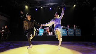 Irina & Anthony - Social Lindy hop demo at Havelhop 2024