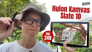 Huion Kamvas Slate 10 - REVIEW and some urban sketching by Teoh on Tech 5,328 views 3 months ago 27 minutes