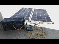 2 Tấm pin mặt trời 150w mono sạc cho bình ắc quy 12V 150Ah