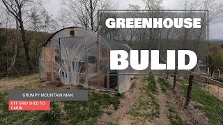Greenhouse Bulid Off Grid Shed to Cabin Solar Fan