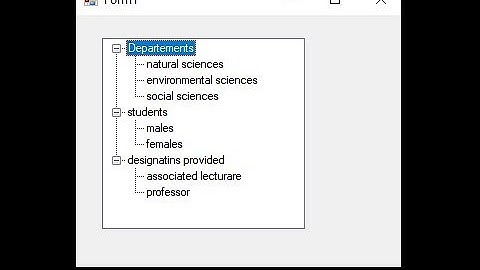 C# Visual studio tutorial | How to use TreeView (Add Items in TreeView)