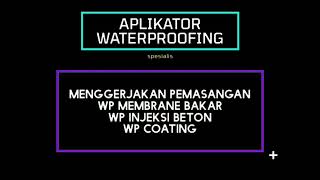 Pemasangan anti bocor atap dak, waterproofing membrane bakar Pemasangan anti bocor atap dak, waterproofing membrane bakar