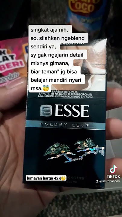 Racikan Bako Enak | Bahan Mix Rokok Esse SPM nih