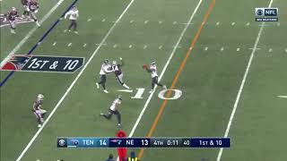 Titans SHOCK Patriots In The Wild Card With This WILD Pick Six!