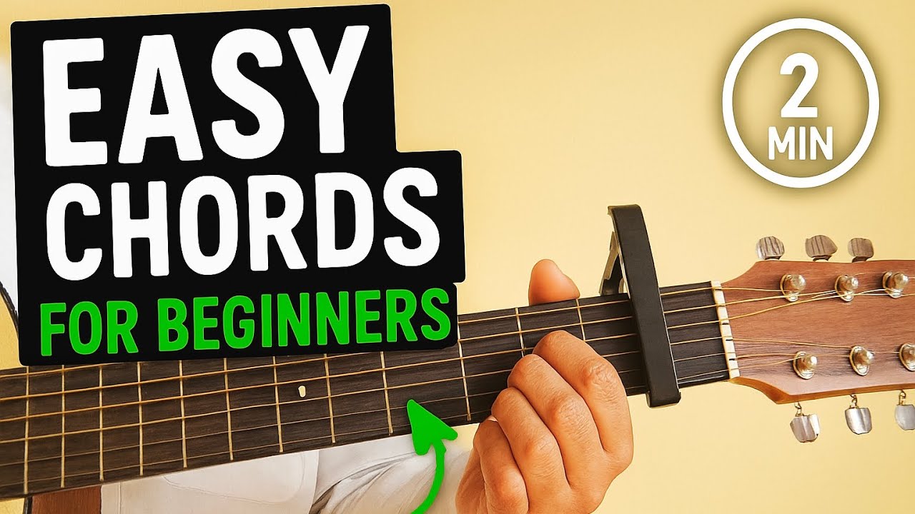 First 4 Chords You Should Learn | EASY Guitar Lessons for Beginners ...