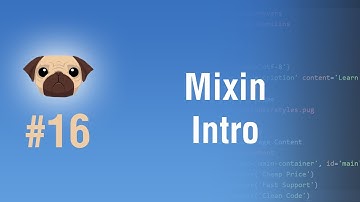 Learn Pugjs in Arabic #16 - Mixin Introduction