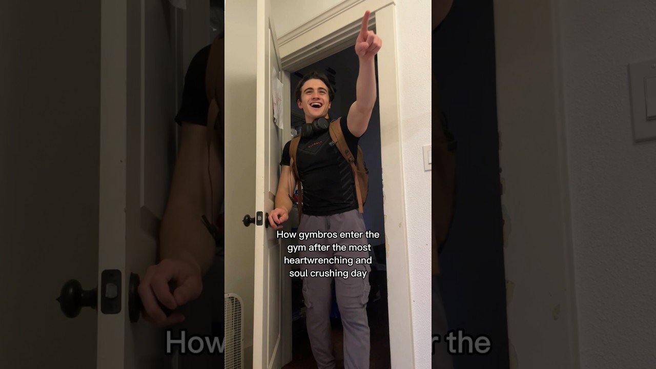 The gym is healing for us all 😂 