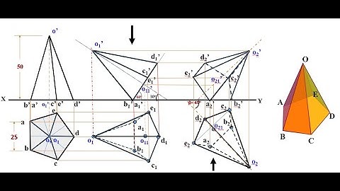 Engineering Graphics Lecture 012B Projection of Solids II (Pentagonal Pyramid inclined to HP & VP)