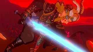 Dinraal Link against Ganondorf  TOTK  Ember Set