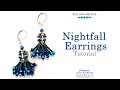 Nightfall Earrings - DIY Jewelry Making Tutorial by PotomacBeads