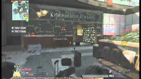 MW2 - Spawn Throwing Knife Kill Across The Map - Terminal