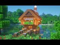 Minecraft: How to Build a Lake House | Simple Survival House Tutorial