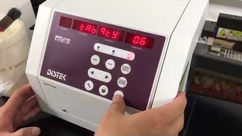 Distek hardness tester