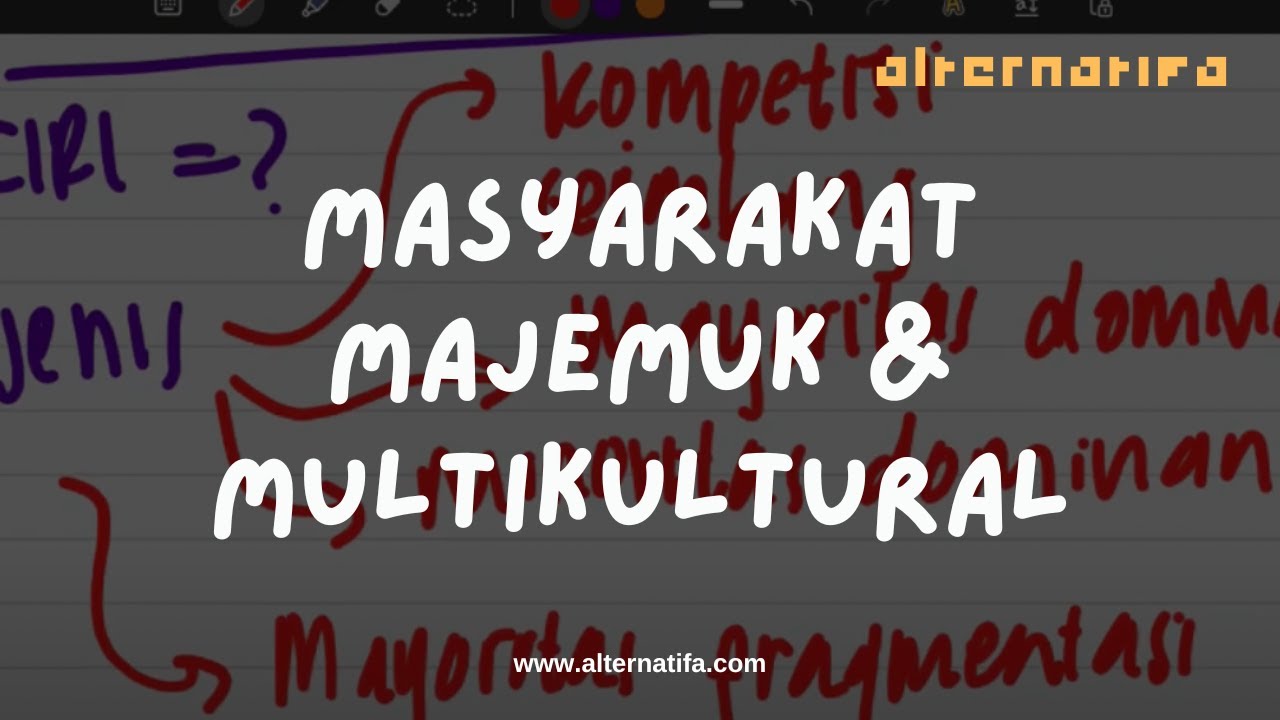 Chapter 12: Masyarakat Majemuk & Multikultural | Sosiologi | Alternatifa