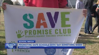 'Say Something Week': Swansboro students encourage others to report suspicious activity
