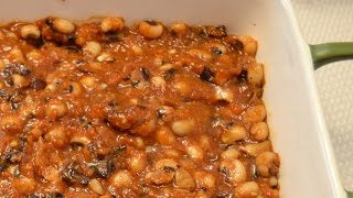 Bbq baked black eyed peas