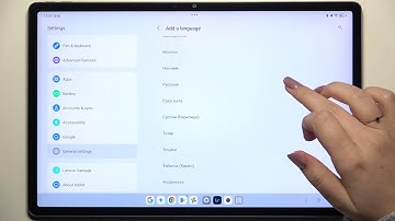 LENOVO Yoga Tab Plus 12.7 - How to Change Language? | Customize Your Tablet’s Interface