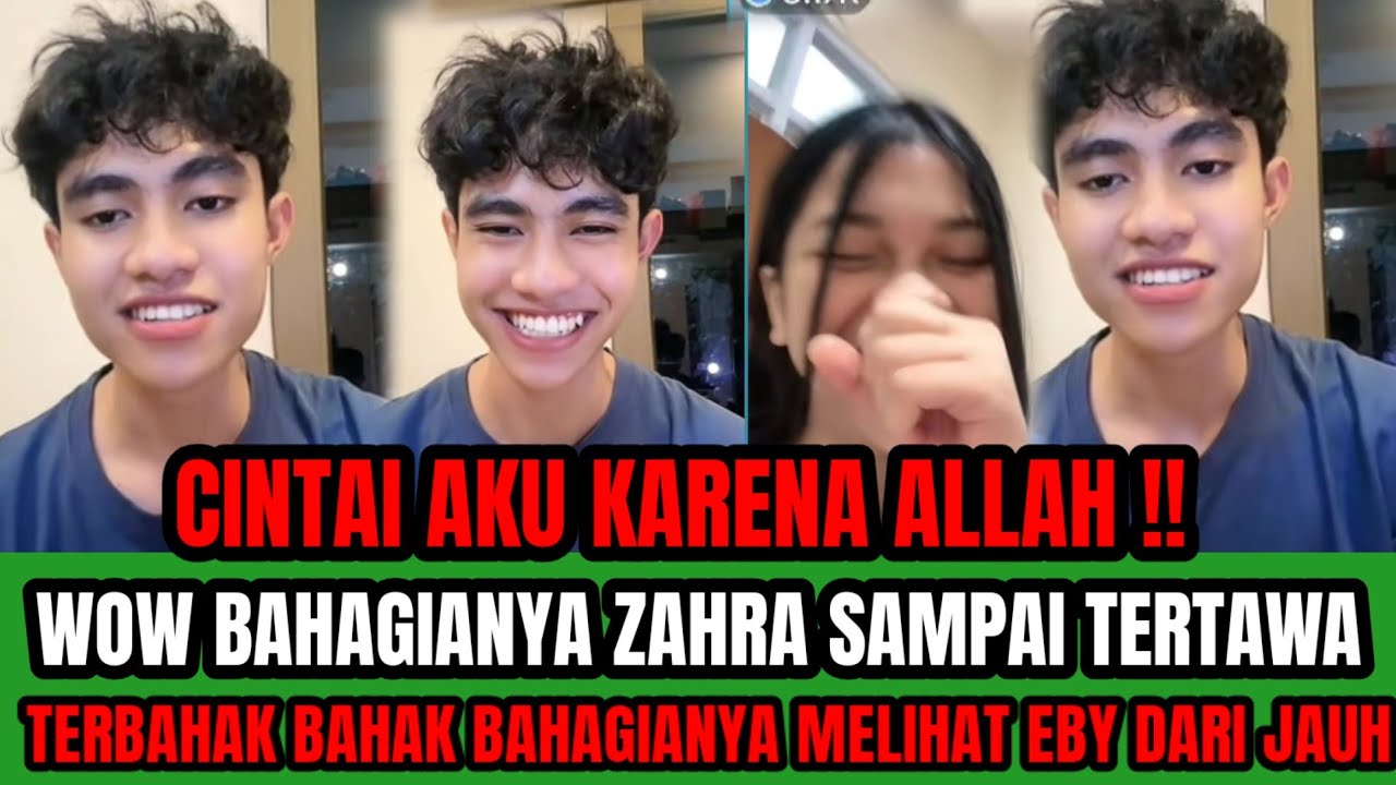 WOW ‼️BAHAGIANYA ZAHRA SAMPAI TERTAWA TERBAHAK BAHAK MELIHAT KETAMPANAN EBY DARI JAUH  !