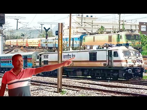 2In1 Multi 12807 Samta Exp Arriving || 18573 Bhagat Ki Koti Weekly Exp Departure || Indian Railwayss