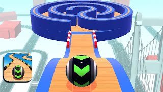 Sky Rolling Ball 3D Gameplay Speedrun Max All Levels 850 screenshot 2