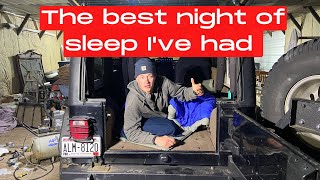 Can you sleep in a jeep