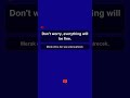 İngilizce Dinleme Çalışması #shorts - "Don't worry, everything will..." Her gün dinle ve tekrar et!